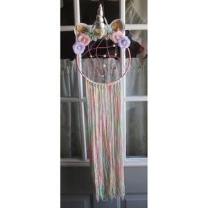 Unicorn Dream Catcher Handmade Wall Hanging Girl Nursery Decoration Girl's Item